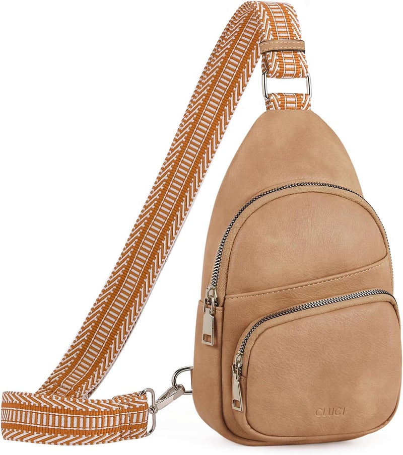 CLUCI Small Sling Bag for Women, Vegan Leather Fanny Pack Crossbody Bags for Women, Unique Birthday Gifts - Image 1